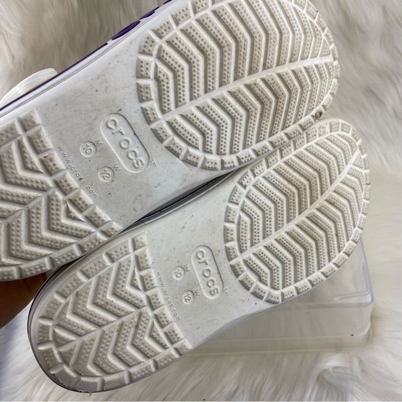 CROCS CLASSIC TIE DYE  CLOGS SIZE 10M 12W - Picture 6 of 8